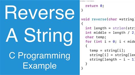 reverse the string in c++|string reverse in c without using strrev.